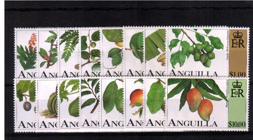 Fruits set of sixteen superb unmounted mint
<br/><b>ZQL</b>