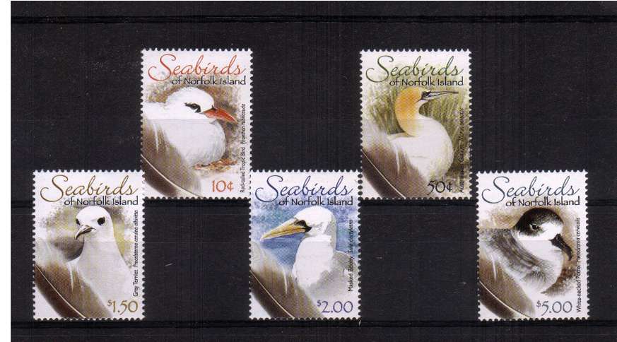 Seabird definitives - Part One - set of five superb unmounted mint.