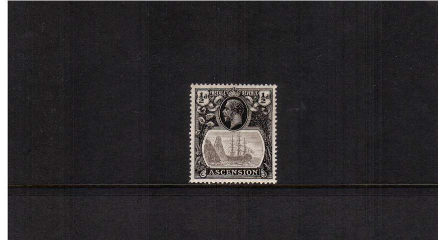 �d Grey-Black and Black. A fine lightly mounted mint single showing the ''CLEFT ROCK'' variety.
<br/><b>ZQP</b>