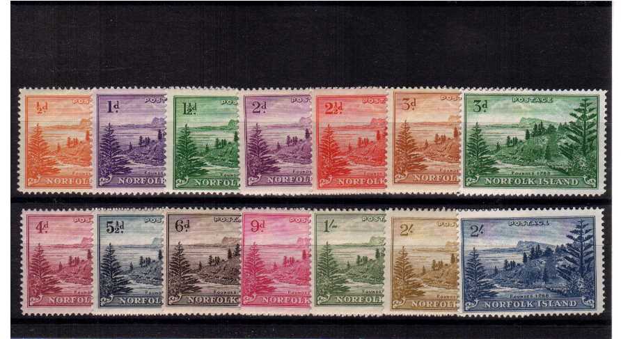 fine mounted mint set of 14