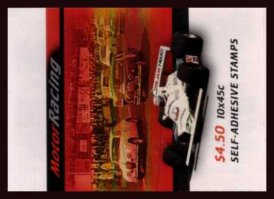 $4.50 Motor Racing in Australia complete unfolded flat booklet