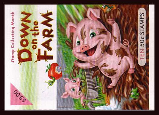 $5.00 Down on the Farm complete unfolded flat booklet