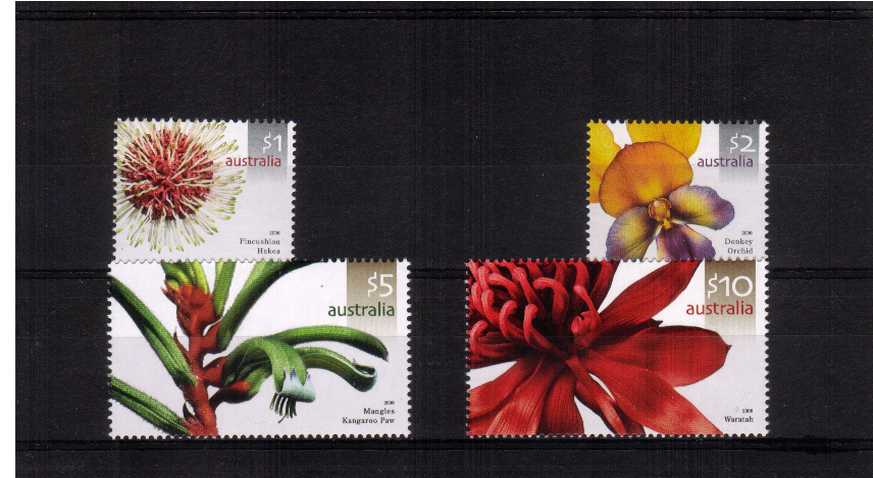 Australian Wildflowers -2nd Series set of four superb unmounted mint