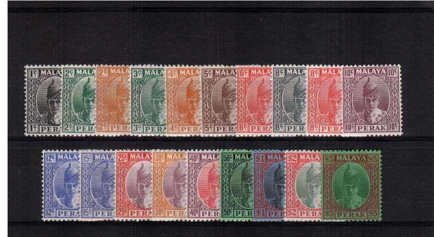 The 1938 complete set of nineteen very fine lightly mounted mint.<br/>A scarce set. SG Cat 1100
<br/><b>ZQS</b>