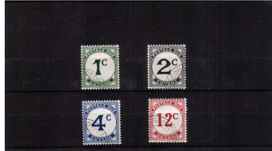 Postage Due set of four superb fine used.
<br/><b>ZQX</b>
