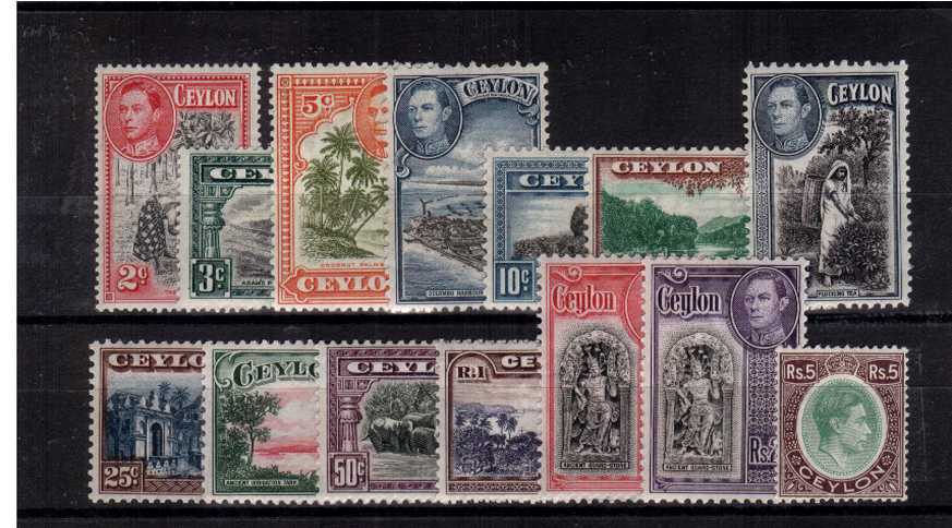 A fine lightly mounted mint set of fourteen.
<br/><b>ZQT</b>