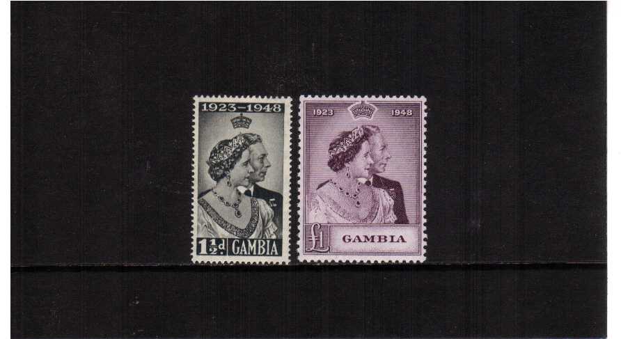 the 1948 Royal Silver Wedding set of two superb unmounted mint.<br/><b>SEARCH CODE: 1948RSW</b><br/><b>ZKB</b>