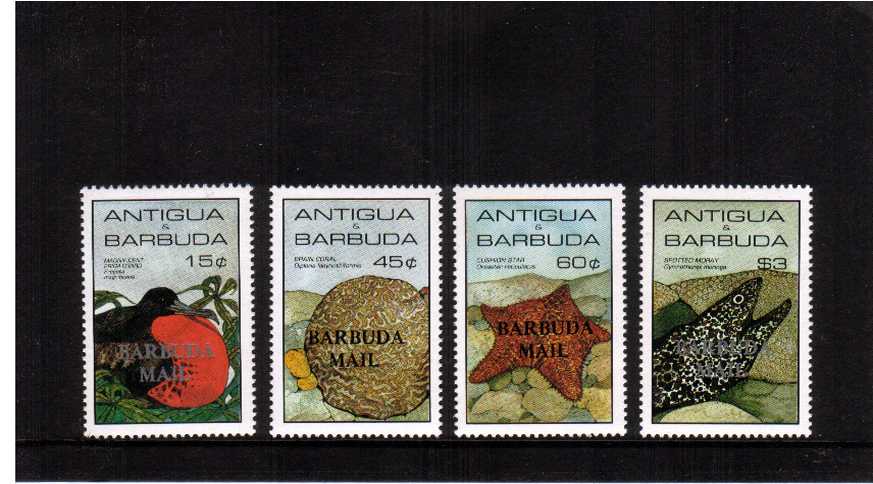 Marine Life set of four superb unmounted mint.