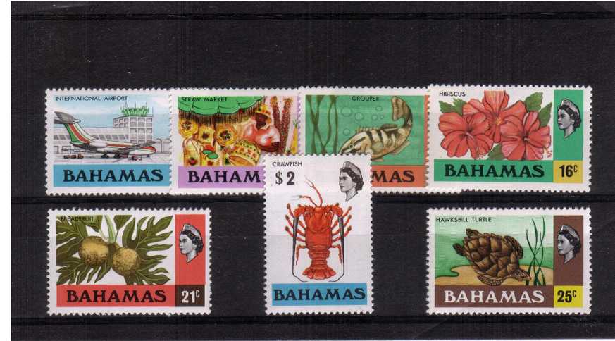 The Chalk Surfaced set of seven superb unmounted mint.
