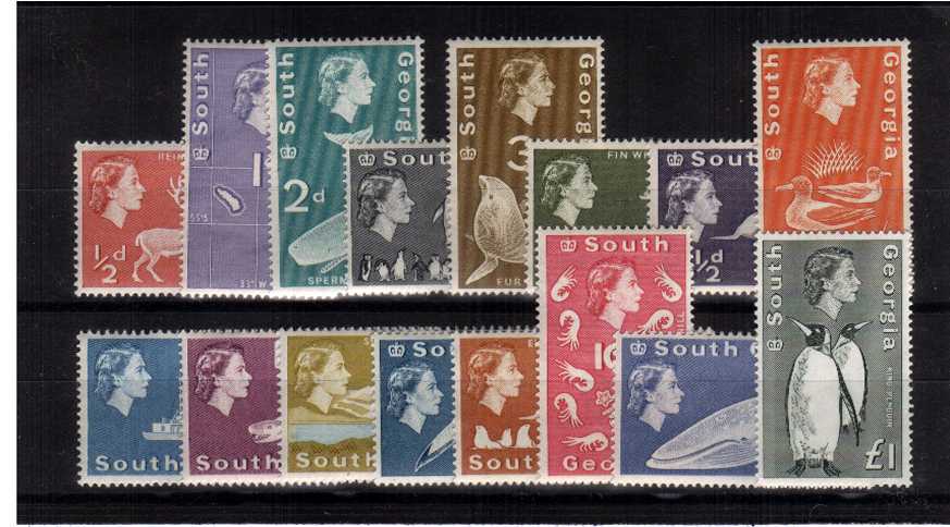 A fine lightly mounted mint set of sixteen.