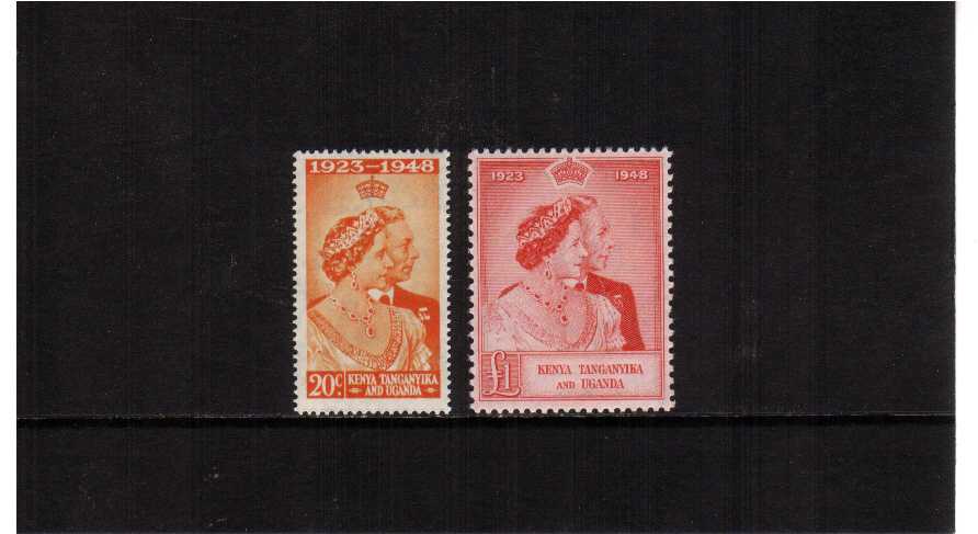 the 1948 Royal Silver Wedding set of two superb unmounted mint.<br/><b>SEARCH CODE: 1948RSW</b>
