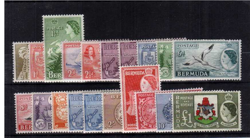 A superb unmounted mint set of eighteen with the benefit of the extra DIE II 3d and 1/3d values.
<br><b>XLX</b>