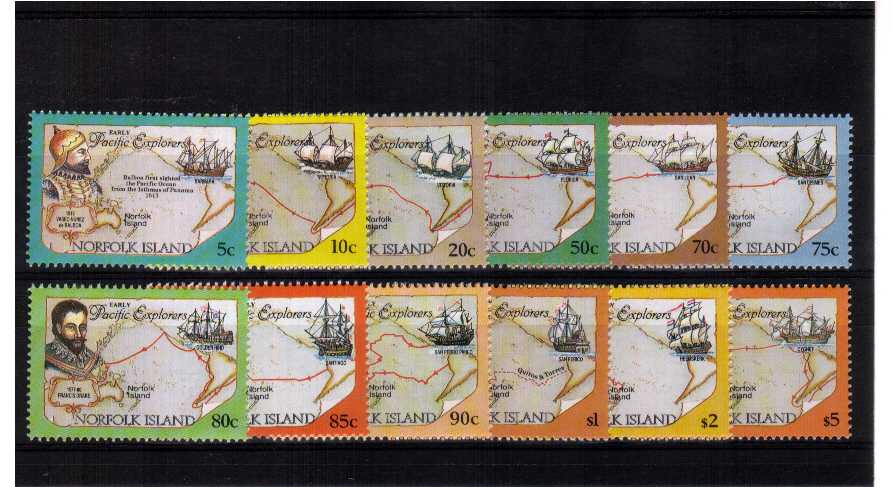 Maps - Superb unmounted mint set of twelve