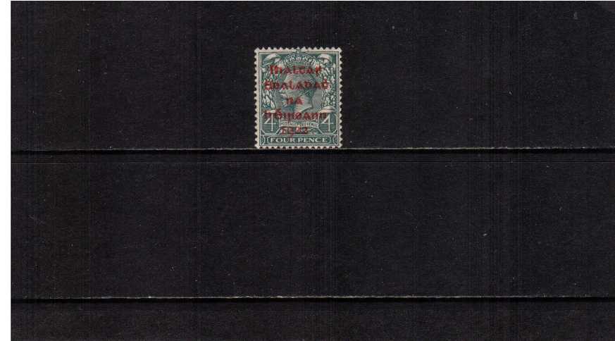 4d Grey-Green with the ''DOLLARD'' overprint in CARMINE fine very lightly mounted mint.

