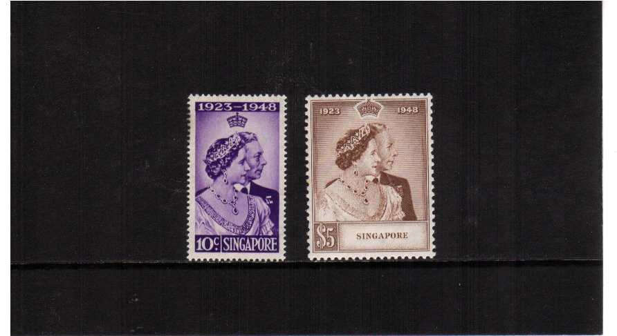 the 1948 Royal Silver Wedding set of two superb unmounted mint.<br/><b>SEARCH CODE: 1948RSW</b><br/><b>QPA</b>