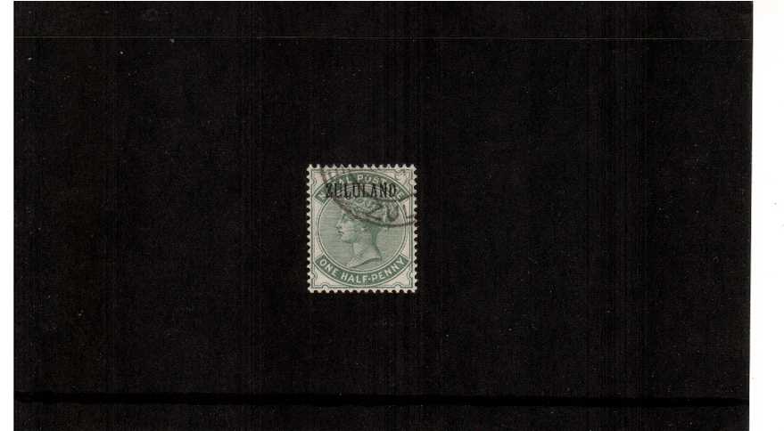 d Dull Green overprinted ''ZULULAND'' - without stop superb fine used.