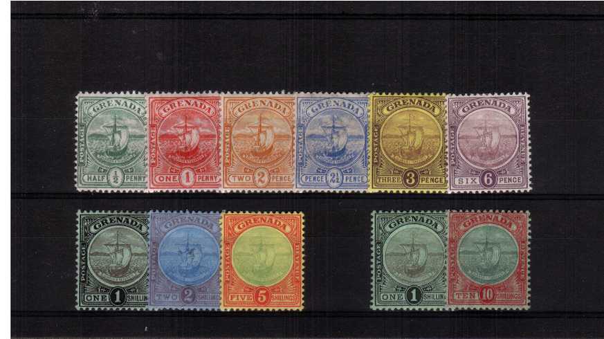 A fine and fresh lightly mounted mint set of eleven.
<br><b>ZKU</b>