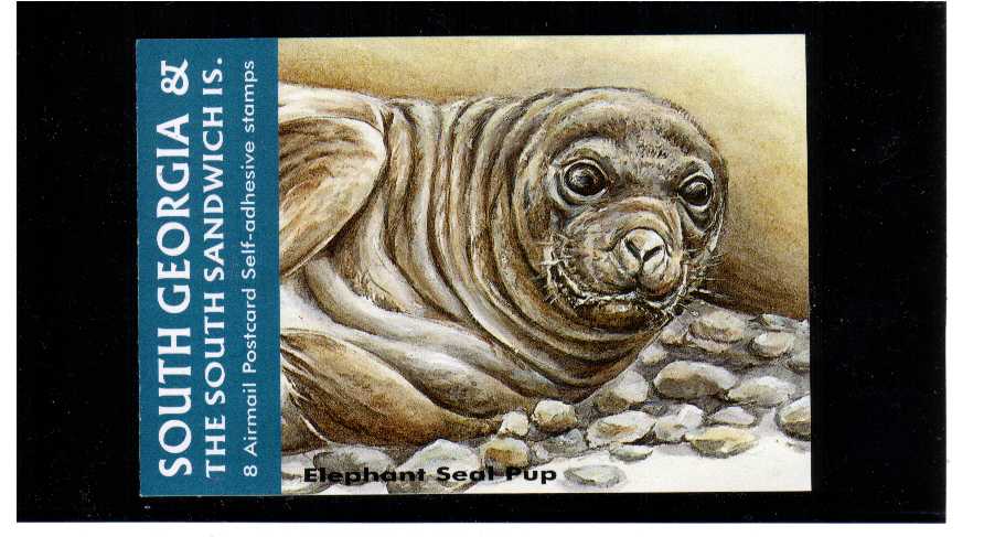 Elephant Seal self adhesive booklet