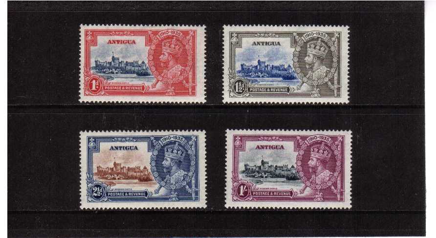 Silver Jubilee set of four lightly mounted mint