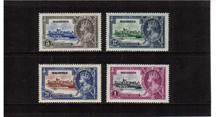 Silver Jubilee set of four superb unmounted mint.<br/><b>SEARCH CODE: 1935JUBILEE</b><br/><b>ZBZ</b>