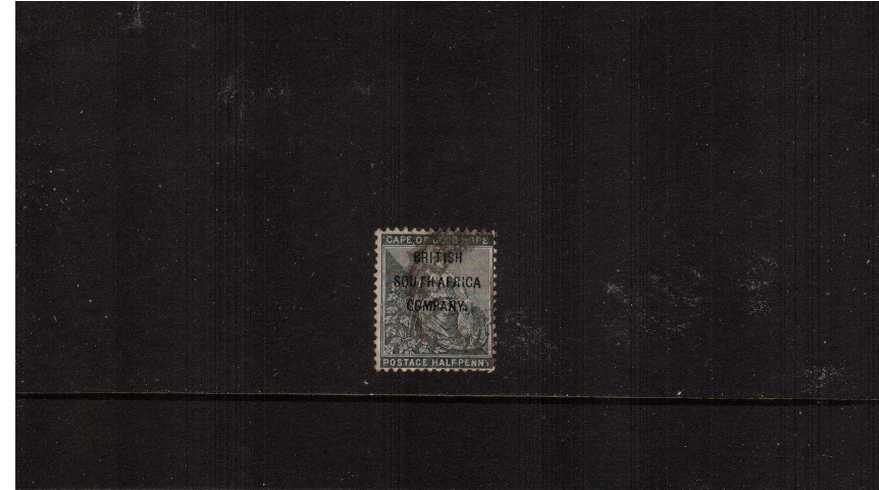 d Grey-Black with ''BRITISH SOUTH AFRICA'' overprint fine used.

<br><b>ZKX</b>