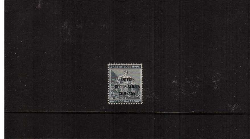 d Grey-Black with ''BRITISH SOUTH AFRICA'' overprint lightly mounted mint.

<br><b>ZKX</b>