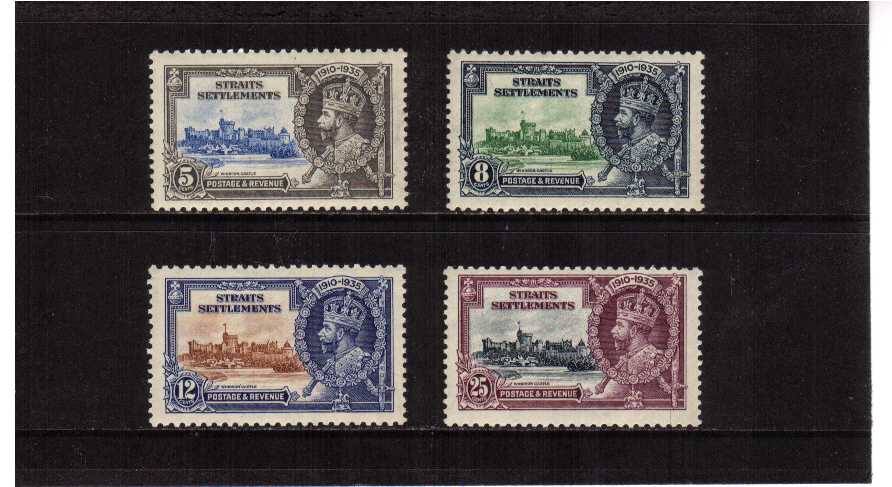 Silver Jubilee set of four superb unmounted mint.<br/><b>SEARCH CODE: 1935JUBILEE</b>