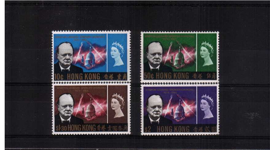 Churchill Commemoration<br/>A superb unmounted mint set of four. 
<br/><b>QDX</b>
