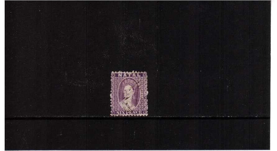 6d Lilac, watermark Crown CC, perforation 12� superb fine used