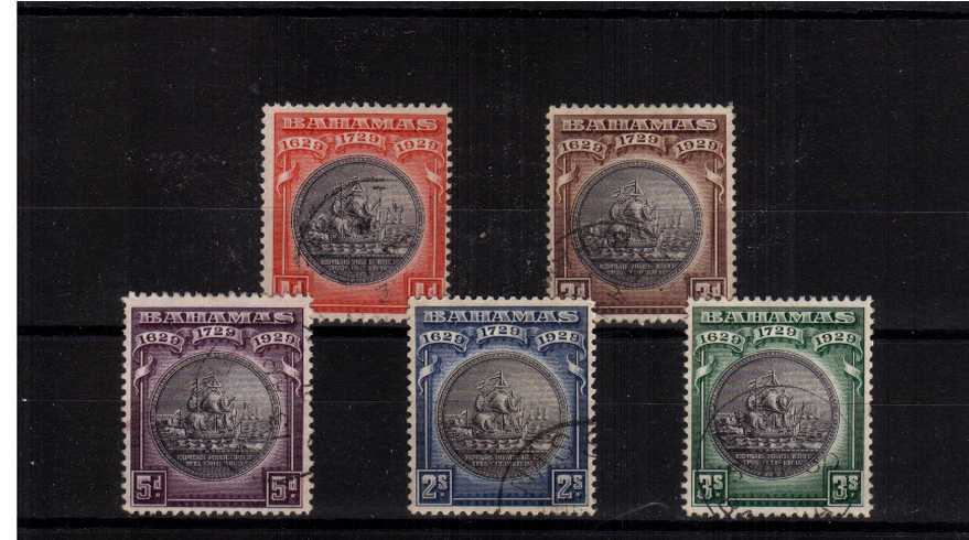 Tercentenary of the Colony<br/>A superb fine used set of five.
<br><b>ZJZ</b>
