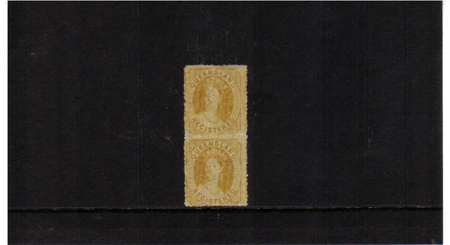 QUEENSLAND - (6d) orange-yellow 