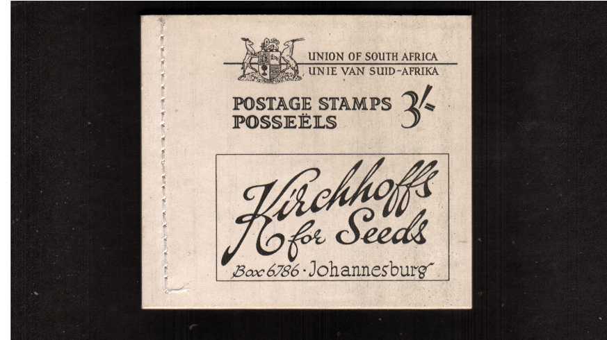 The 3/- ''Kirchhoffs'' booklet in pristine never opened condition. Lovely! 
br><b>XBX</b>