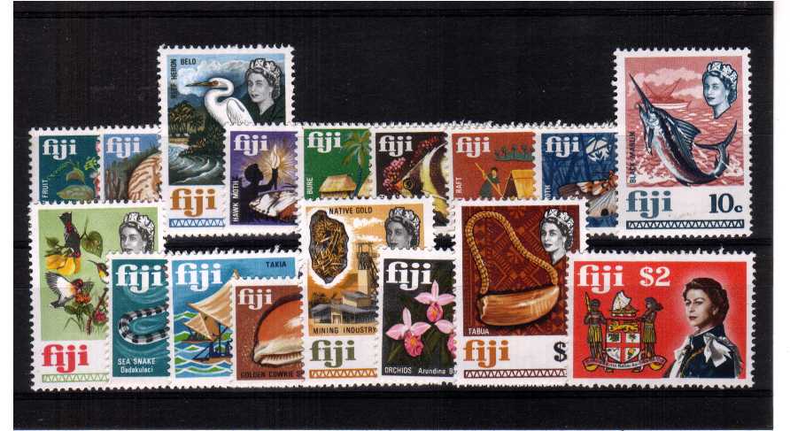 Superb unmounted mint set of seventeen