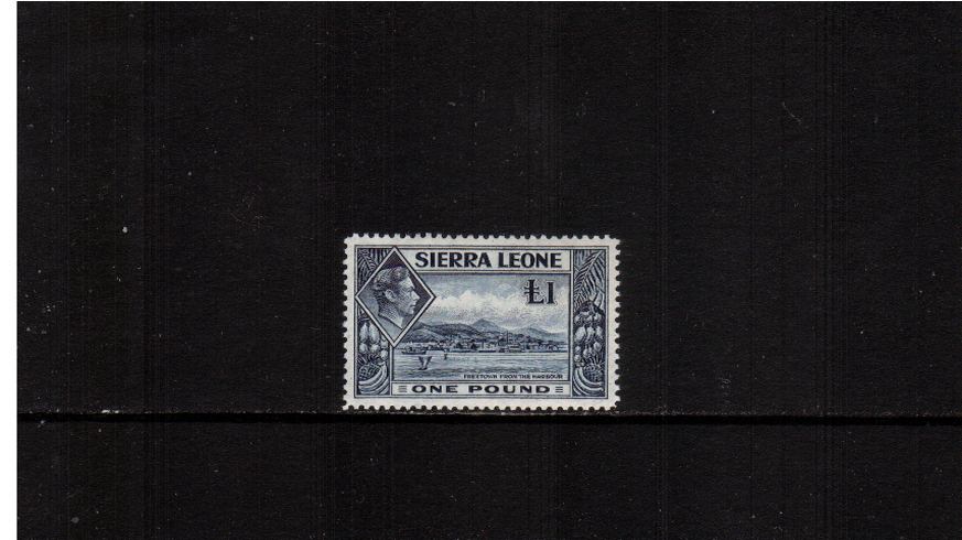1 Deep Blue definitive odd value superb unmounted mint.<br/>The top value of the set!<br><b>XMX</b>