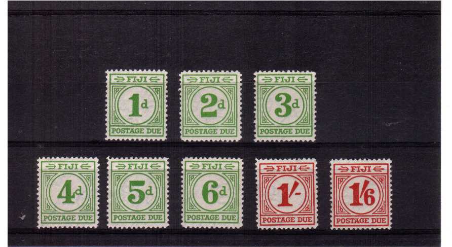 A fine very, very lightly mounted mint set of eight each with a feint hinge mark.<br/>SG Cat 140<br/><b>QQL</b>
