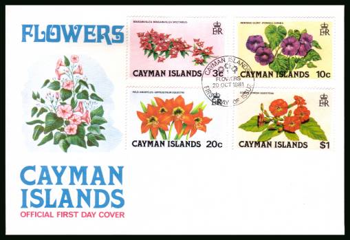 Flowers - Second Series official First Day Cover<br/>Please note that this is priced on the value of the used stamps <br/> with no special premium because its a FDC. <br/>SG Cat for the stamps 1.50