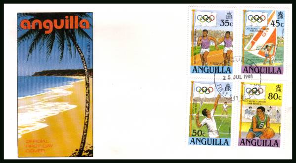 Olympic Games - Seoul<br/>on an unaddressed official First Day Cover