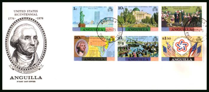 Bicentenary of American Revolution<br/>on an unaddressed First Day Cover