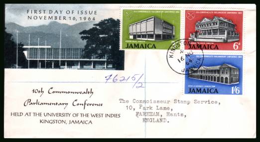 Commonwealth Parliamentary Conference<br/>on an official neatly typed REGISTERED typed addressed First Day Cover.