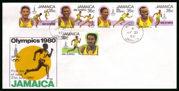 Olympic Games - Moscow<br/>on an official unaddressed First Day Cover.