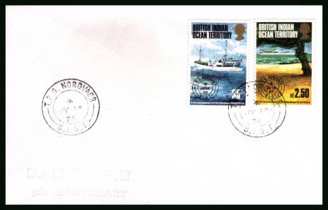 Fifth Anniversary of ''Nordvaer'' Travelling Post Office<br/>cancelled with a T.P.O. NORDVAER steel CDS on a plain First Day Cover