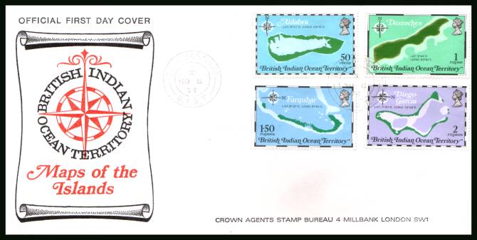 10th Anniversary of Territory Maps<br/>cancelled with a T.P.O.NORDVAER steel CDS on an illustrated First Day Cover