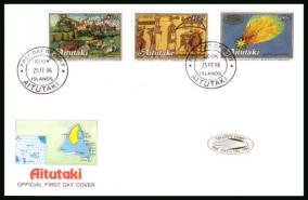 Appearence of Hallet's Comet - 2nd Issue<br/>on an illustrated unaddressed First Day Cover 

