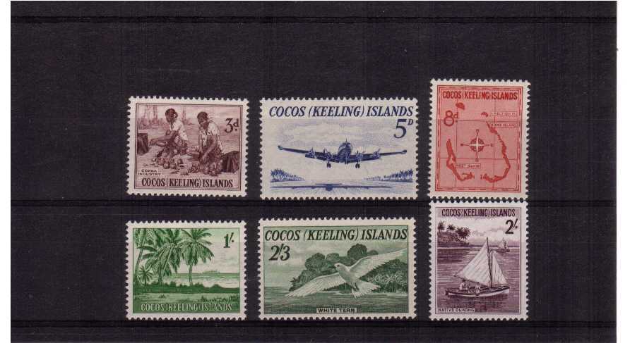 superb unmounted mint set of six