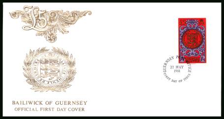 The 5 definitive single<br/>on an official unaddressed illustrated First Day Cover 

