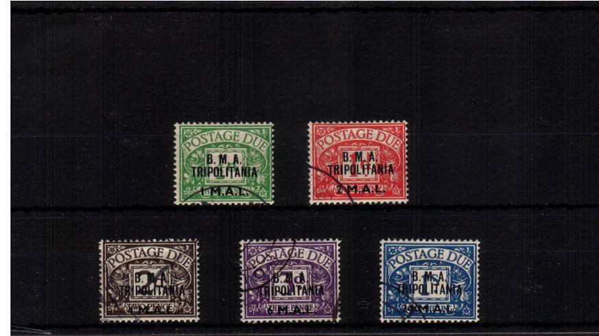 The first POSTAGE DUE set of five superb fine used. SG Cat 275.00
<br><b>XWX</b>