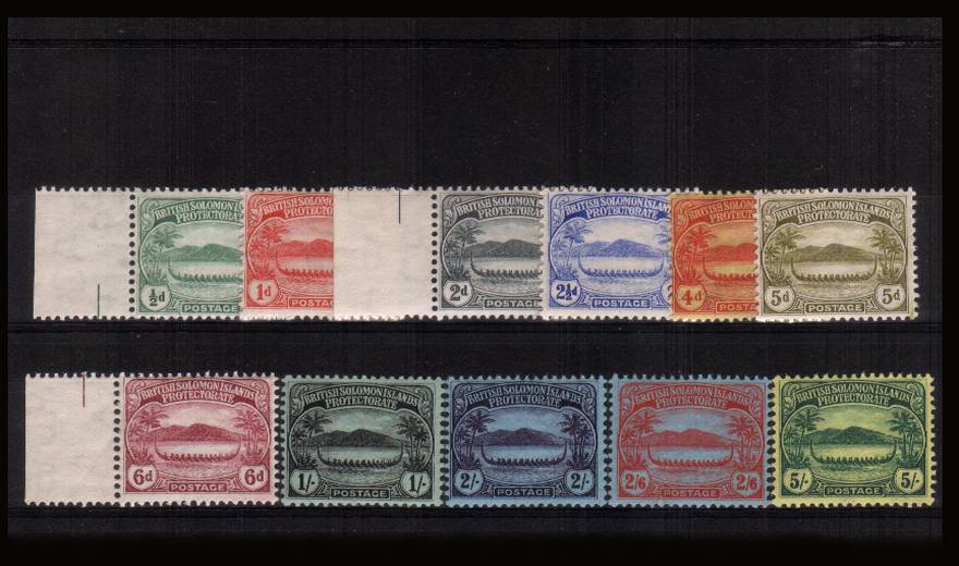 The ''Canoes'' set of eleven superb unmounted mint. A very rare set to find unmounted mint.<br><b>XZX</b>