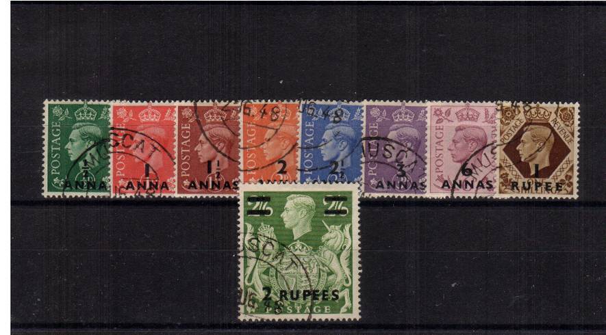 A superb fine used set of nine all with correct cancels!
<br/><b>QGQ</b>