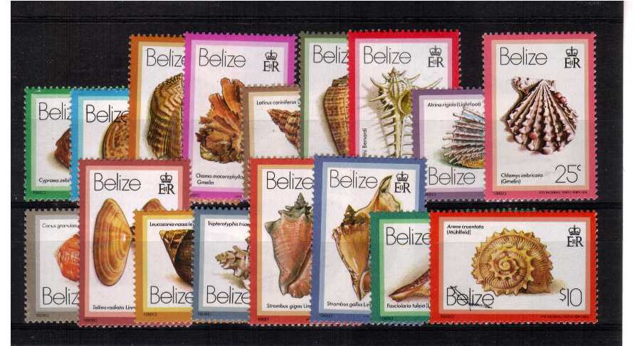 superb unmounted mint set of 17