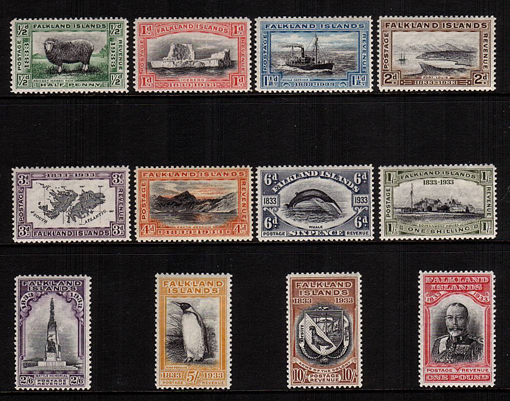 Centenary of British Administration<br/>
A superb unmounted mint set of twelve. A stunning example of this great set of philately.<br/>Only 2711 sets possible in any condition. Surviving unmounted sets maybe 200 in the world? <br/>A gem set!<br><b>QNQ</b